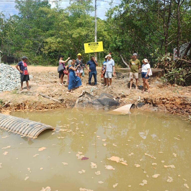 Moradores da Vila Olho de Porco denunciam impactos ambientais causados por obra do condomínio The One, na Estrada da Raposa